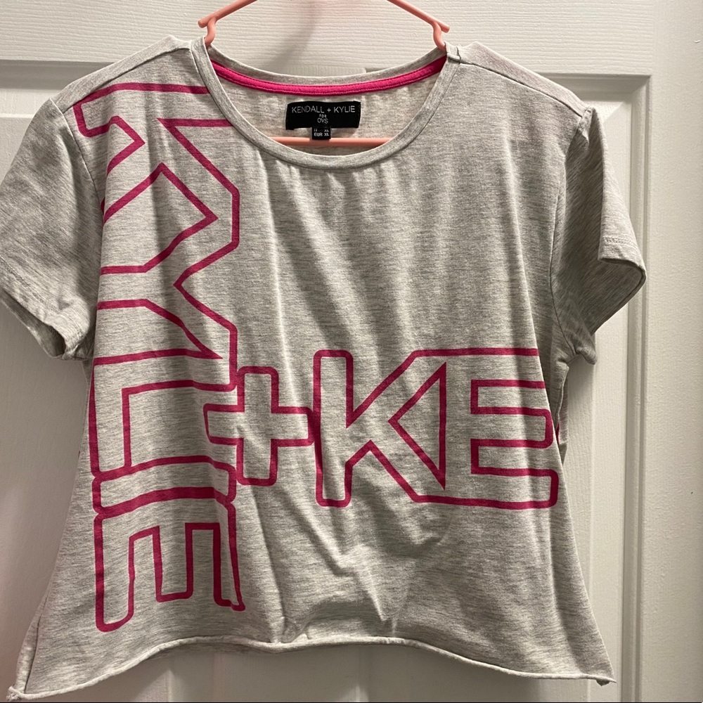 Crop top tee off of Kylie and Kendall’s line